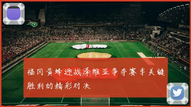 福冈黄蜂迎战泽维亚争夺赛季关键胜利的精彩对决